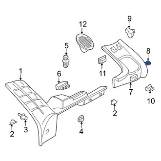 Volvo OE - Quarter Panel Trim Panel Clip