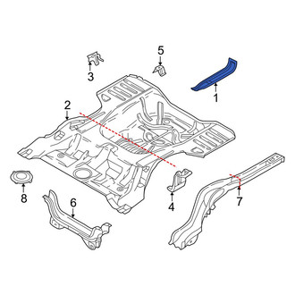 Volvo OE - Rear Floor Pan Reinforcement