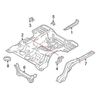 Volvo OE - Rear Body & Floor - Floor & Rails (Base)
