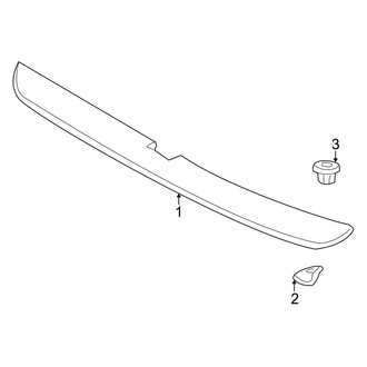 Volvo OE - Lift Gate - Spoiler (1.9L)