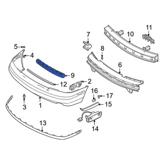 Volvo OE - Bumper Impact Bar Insulator