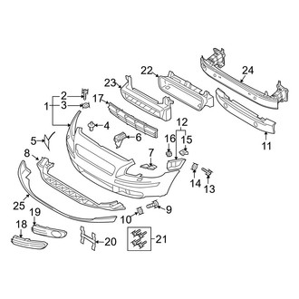 Volvo OE - Front Bumper & Grille - Bumper & Components (2.4L / 2.5L)