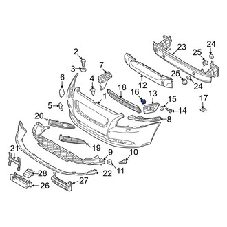 Volvo OE - Bumper Cover Stay Clip