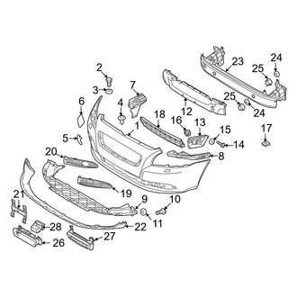 Volvo OE - Front Bumper & Grille - Bumper & Components