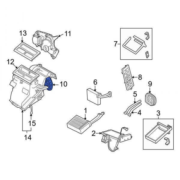 HVAC Air Inlet Door Actuator