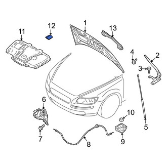 Volvo OE - Hood Insulation Pad Clip
