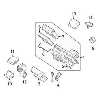 Volvo OE - Engine / Transaxle - Air Intake (2.4L)