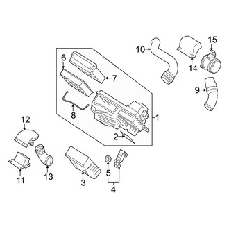 Volvo OE - Engine / Transaxle - Air Intake (2.5L)