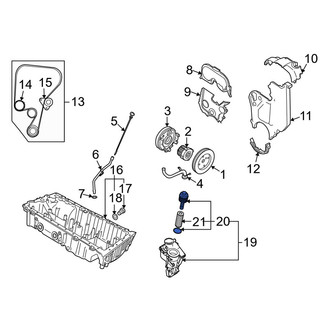Volvo OE - Engine Oil Filter Housing Cover