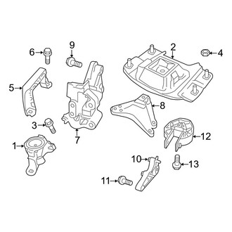 Volvo OE - Engine / Transaxle - Engine & Transmission Mounting (2.5L)