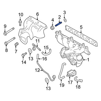 Volvo OE - Turbocharger Stud