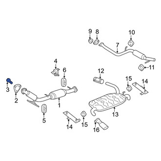 Volvo OE - Catalytic Converter Bolt