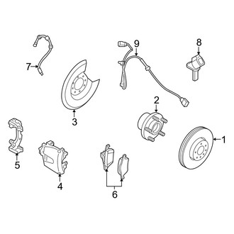 Volvo OE - Front Suspension - Brake Components (i / T5)