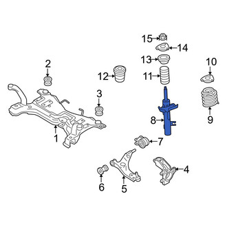Volvo OE - Front Left Suspension Strut