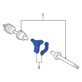 Volvo OE - CV Axle Shaft Carrier Bearing