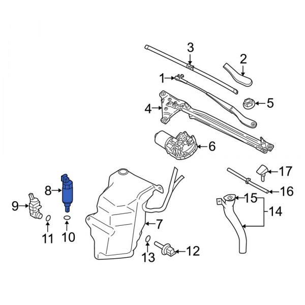 Headlight Washer Pump