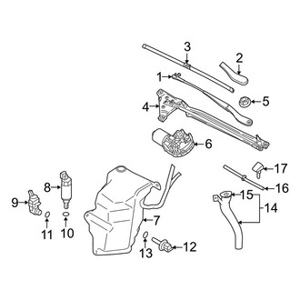 Volvo OE - Windshield - Wiper & Washer Components (T5 / T5 R-Design)