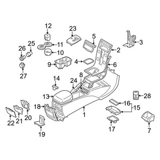 Volvo OE - Console (2.4L / 2.5L)