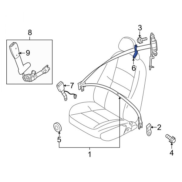 Seat Belt Height Adjuster