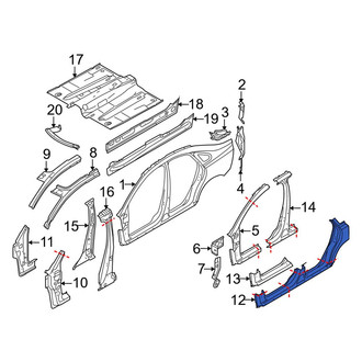 Volvo OE - Left Rocker Panel