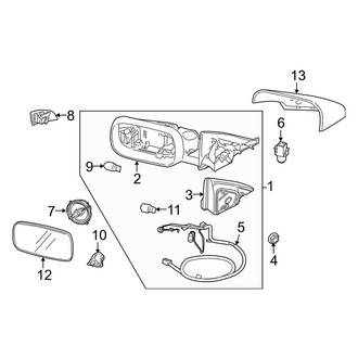 Volvo OE - Front Door - Outside Mirrors (T5 / T5 R-Design)