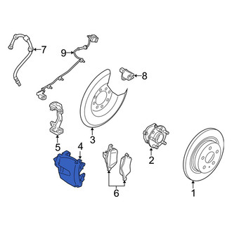 Volvo OE - Front Left Disc Brake Caliper