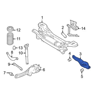 Volvo OE - Rear Lower Rearward Suspension Control Arm