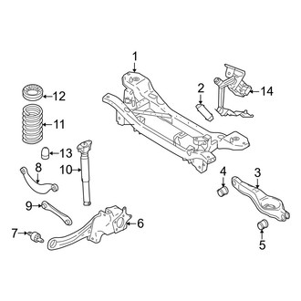 Volvo OE - Rear Suspension - Suspension Components (T5)