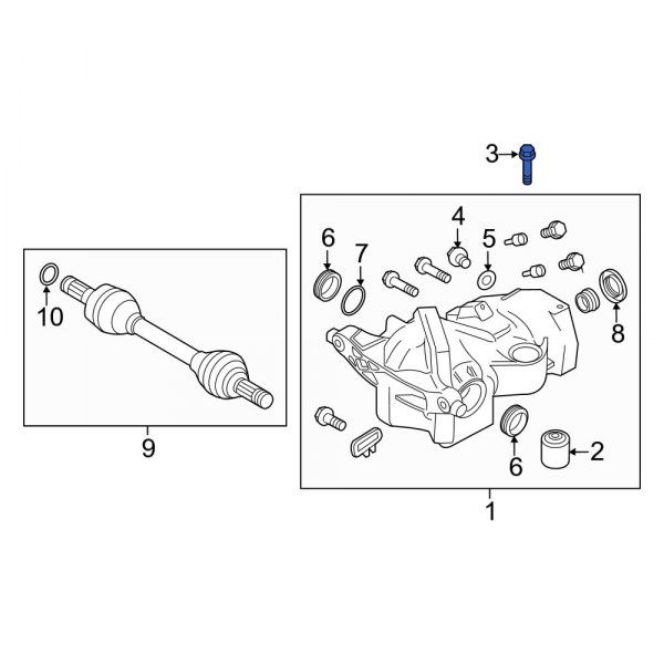 Differential Housing Bolt