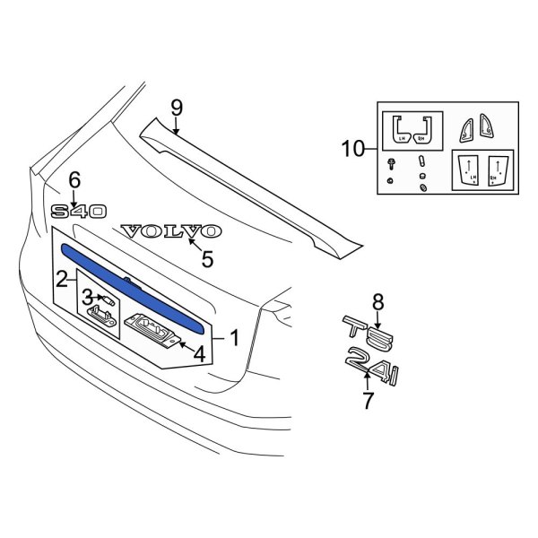 Deck Lid Handle