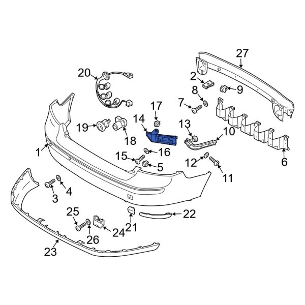 Bumper Cover Bracket