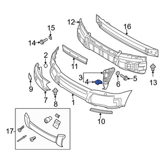 Volvo OE - Rear Bumper Cover Retainer