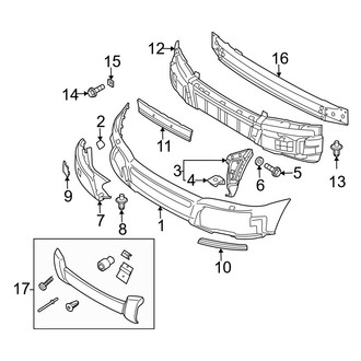 Volvo OE - Front Bumper - Bumper & Components