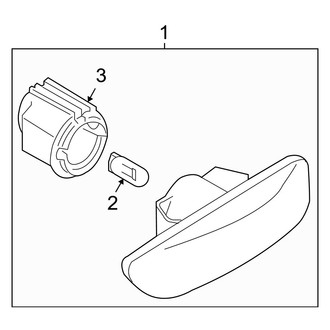 Volvo OE - Front Lamps - Side Repeater Lamps