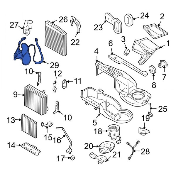 HVAC System Wiring Harness