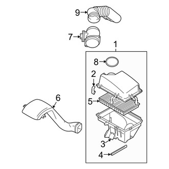 Volvo OE - Engine / Transaxle - Air Intake (2.5L)