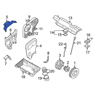 Volvo OE - Upper Inner Engine Timing Cover