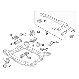Volvo OE - Engine / Transaxle - Engine & Transmission Mounting (2.5L)