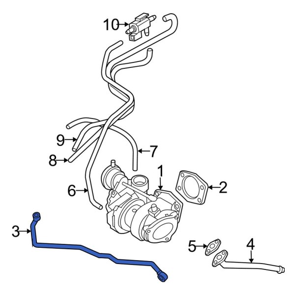 Turbocharger Oil Line