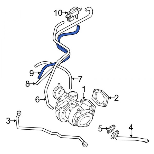 Turbocharger Oil Line