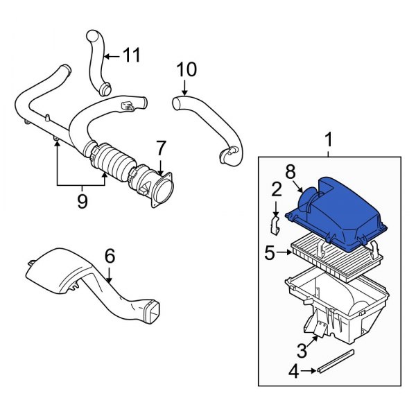 Fuel Injection Air Flow Meter Gasket & O-Ring