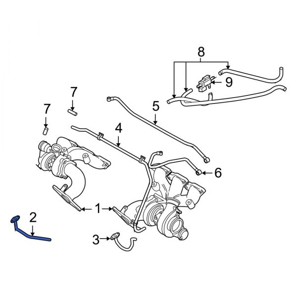 Turbocharger Oil Line