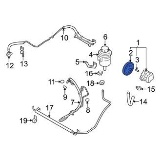 Volvo OE - Power Steering Pump Pulley