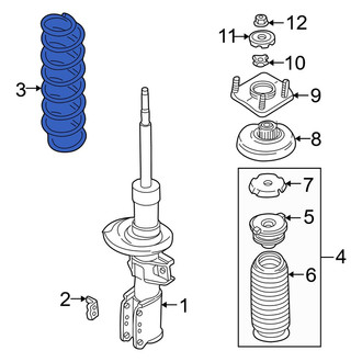 Volvo OE - Front Coil Spring