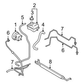 Volvo OE - Steering Gear & Linkage - Pump & Hoses (2.5T / T6)
