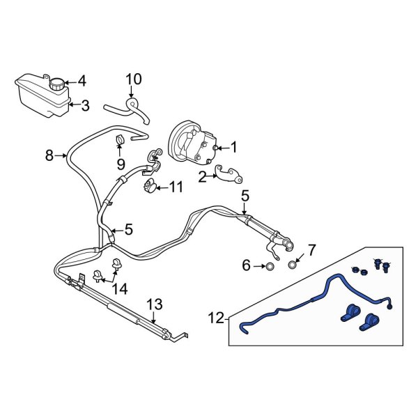 Power Steering Return Hose