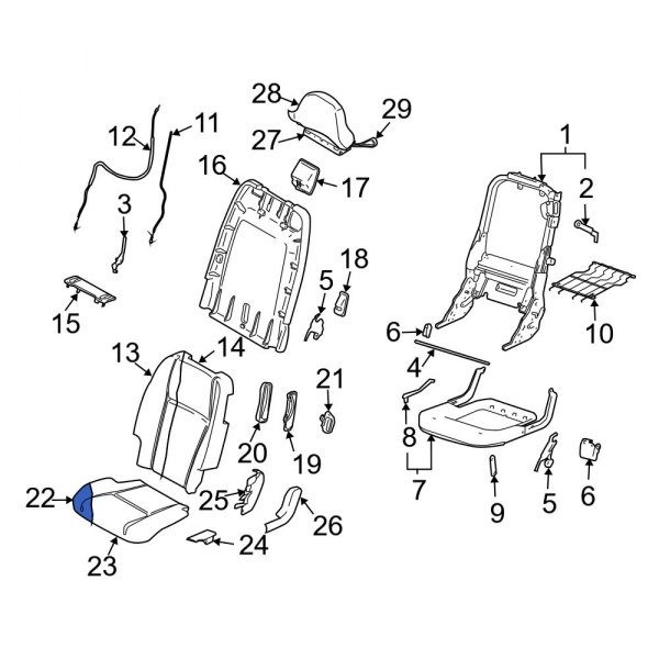 Seat Cushion Pad