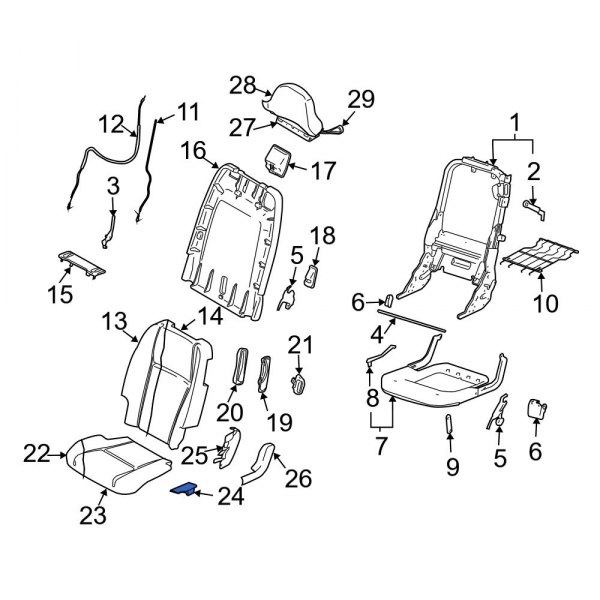 Seat Track Support