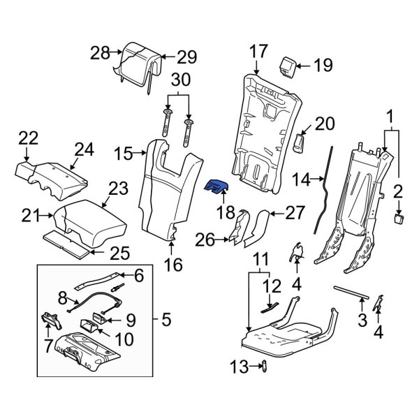 Seat Hinge Cover