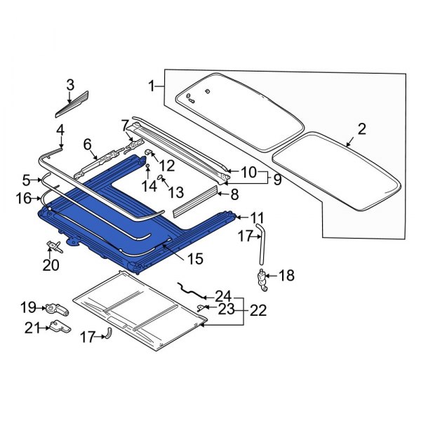 Sunroof Frame